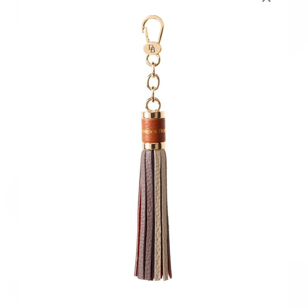 Dooney & Bourke Sammi leather tassel bag charm